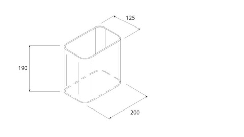 Zbiornik na smar prostokątny 3kg do pomp Groeneveld OnePlus / Twin / SingleLine / TriPlus